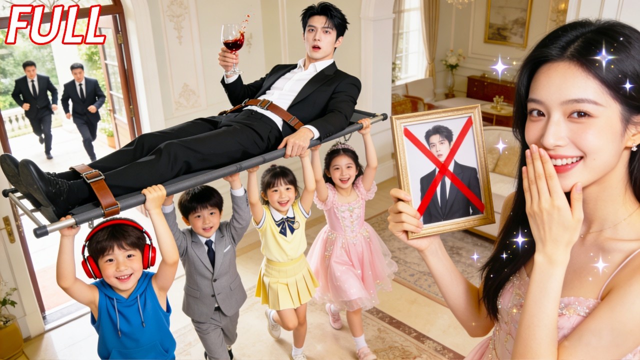 💥5 ans plus tard, elle revient avec 5 enfants génies… qui ramènent le papa PDG! 😳👶