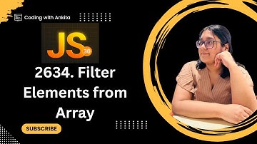 #day6 | 2634. Filter Elements from Array | 30 Days of Javascript | Leetcode-2634 | 30 Days Challenge