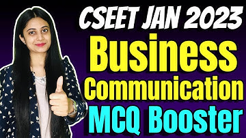 CSEET Business Communication MCQ Booster | Most Expected One Liners + All ICSI Past Exam MCQs