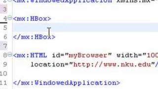 Adobe Air: (Getting Started) Embedding a Browser into Flex 3 screenshot 5