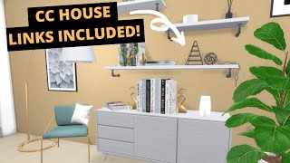 SIMS 4 CUSTOM CONTENT HOUSE BUILD | Links included [Creator Showcase]