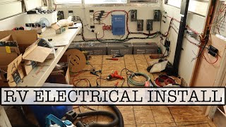 RV BUILD  Installing the RV Electrical System