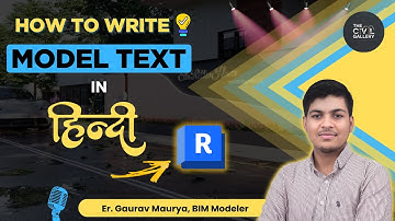 Model Text in Hindi in Revit ✍️ | From Beginner to Pro in Minutes! 💥
