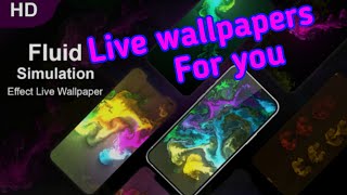 Fluid Simulation Wallpaper | Make your Homescreen Amazing / swipe  water wallpapers #fluidsimulation screenshot 2