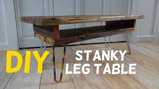 Simple Stanky Leg Barn Wood Table Build!