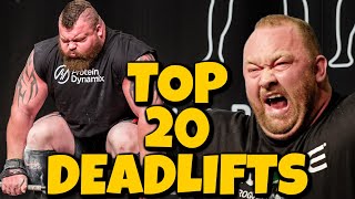 Top 20 Heaviest Strongman Deadlifts Ever