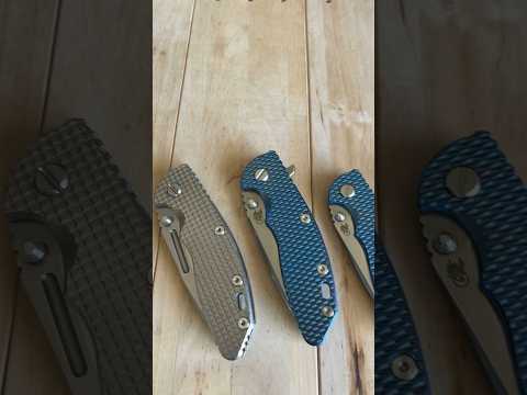 Lights, camera, action… Hinderer collection action.     