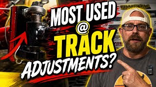 Most Used @ Track Adjustments 