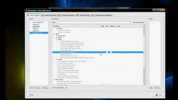 TeamSpeak 3 server - Server Editing