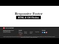 Membuat Responsive Footer (CNN Indonesia) dengan HTML &amp; CSS Flexbox