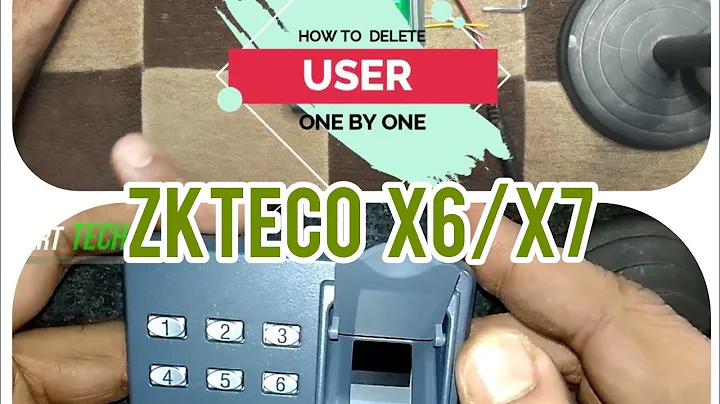 ZKTECO 2025 ESSL X6/X7 ADMIN|SINGLE USER ADD OR DELETE PROGRAMMING BIOMETRICS|RFID@smarttechburner