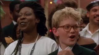 Neil Patrick Harris e Whoopi Goldberg cantando, filme Clara (Clara's Heart), 1988.