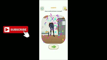 Tricky Brain Story: DOP Puzzle Level 3 How could prisoner escape?