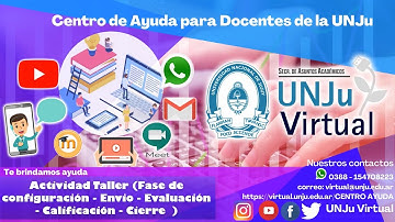 Actividad Taller en Moodle - UNJu Virtual PARTE 3/3