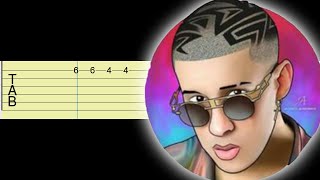 Ojitos lindos / Bad Bunny y Bomba Estéreo / Guitarra Tutorial