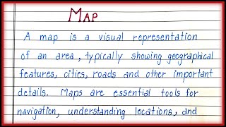 Essay on Map In English| What is Map?| Paragraph on Map