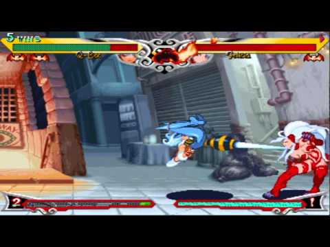 GGPO - Vampire Savior - G-Cat(JAP) Vs Lyne(JAP) - Casuals