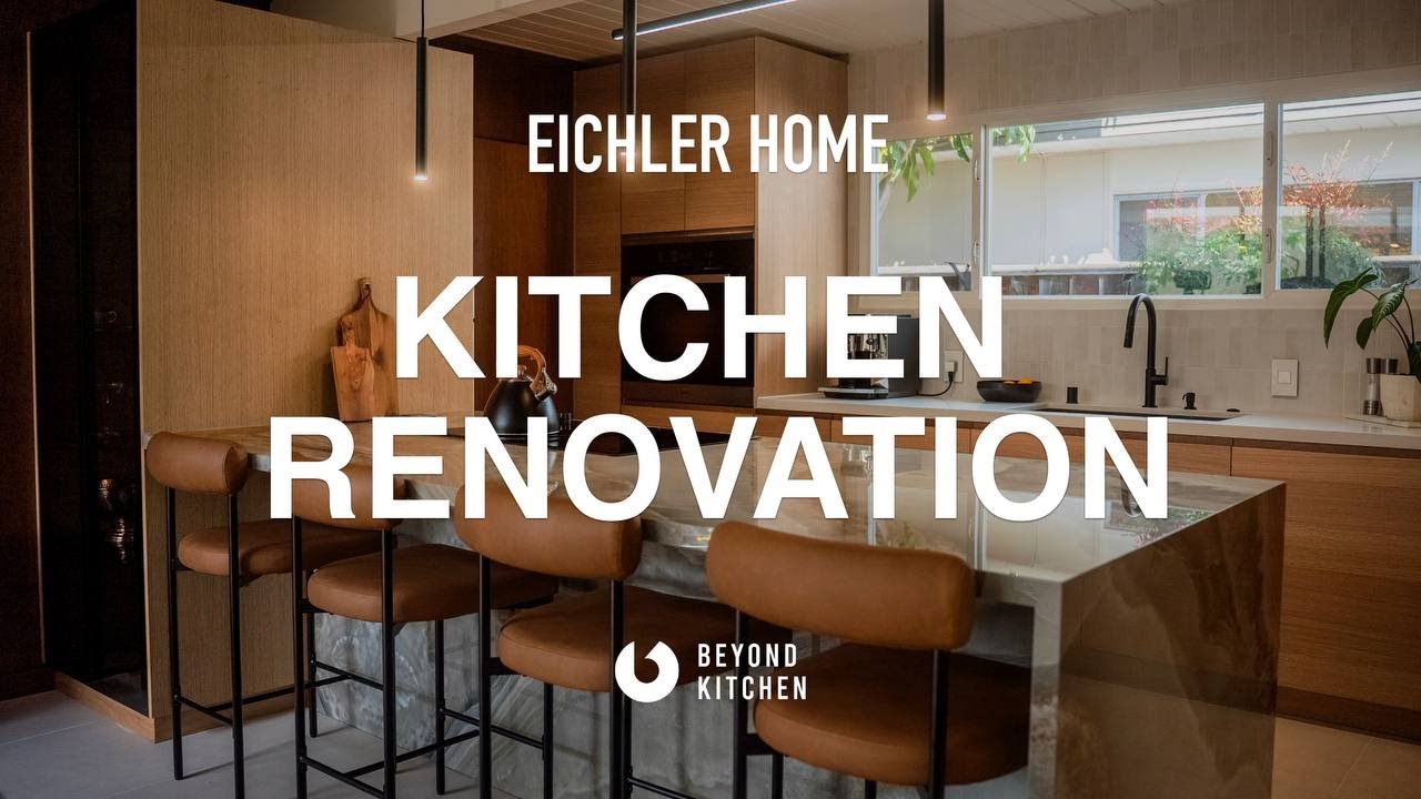 Oak Kitchen Remodel in Eichler Home | Modern Mid-Century Design | Japandi Vibes & Hidden Appliances