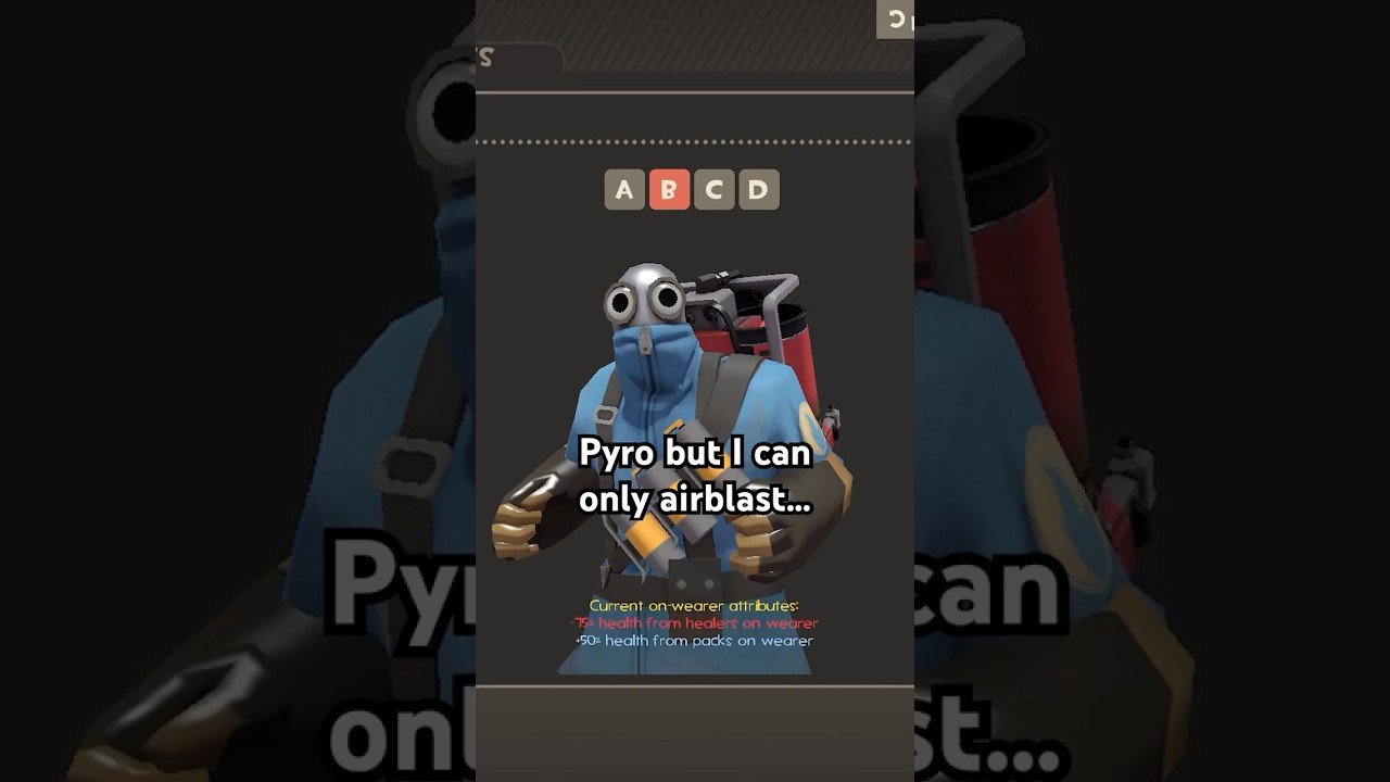 [TF2] Pyro, but I can only AIRBLAST… 