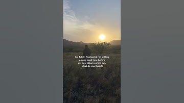 Thumbnail of a new song called ‘a sunbeam lent to us briefly’ featuring my dear friend Jordan Mackampa #newmusic