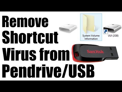 How to remove virus from Pendrive / External HDD | Virus cleaner | Windows 10 Tutorial