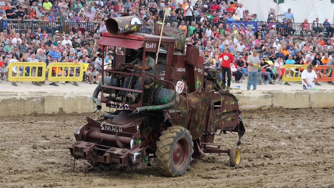 2025 Lorain County Fair Demolition Derby - Combines