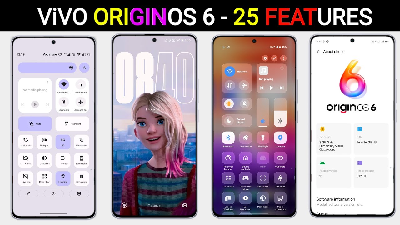 Vivo Origin OS 6 Update : Top 10 Hidden Features | Vivo Android 16 for Vivo V60,V40,V40 Pro,T4/Pro