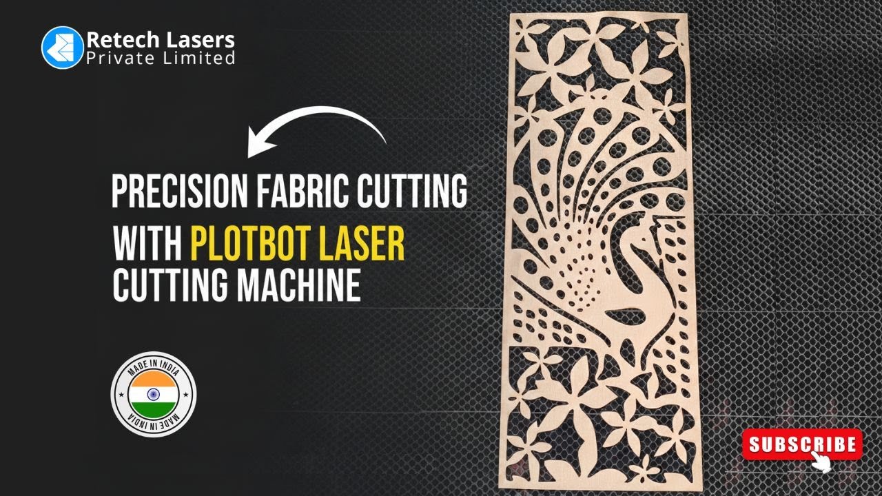 High-Precision Fabric Cutting With Plotbot Pro | Laser Cutting Machine | Retech Lasers