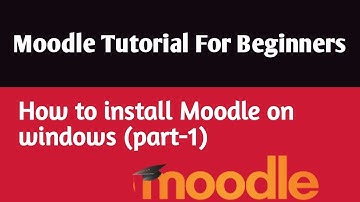 How to install moodle 3.3.1 on windows using xampp server