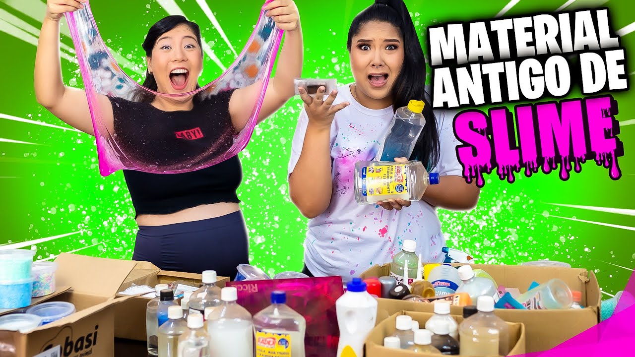 MOSTRANDO NOSSO MATERIAL DE SLIME QUE SOBROU | Blog das irmãs