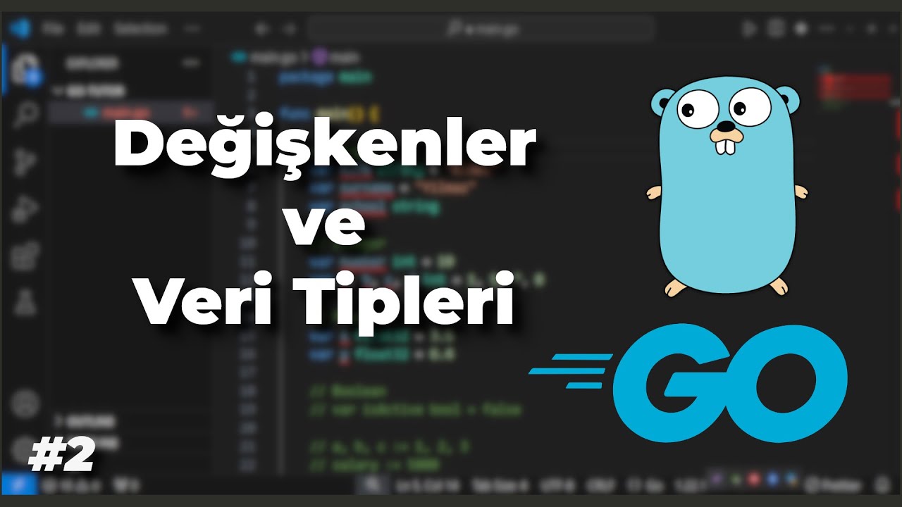 Go Dersleri #2 - Değişkenler & Veri Tipleri