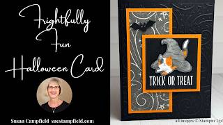 Cute Kitty!! Halloween Frightfully Fun Card