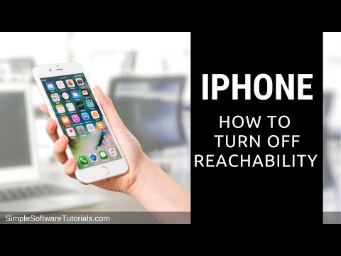 IPhone पर रीचैबिलिटी कैसे बंद करें (iPhone 6+)