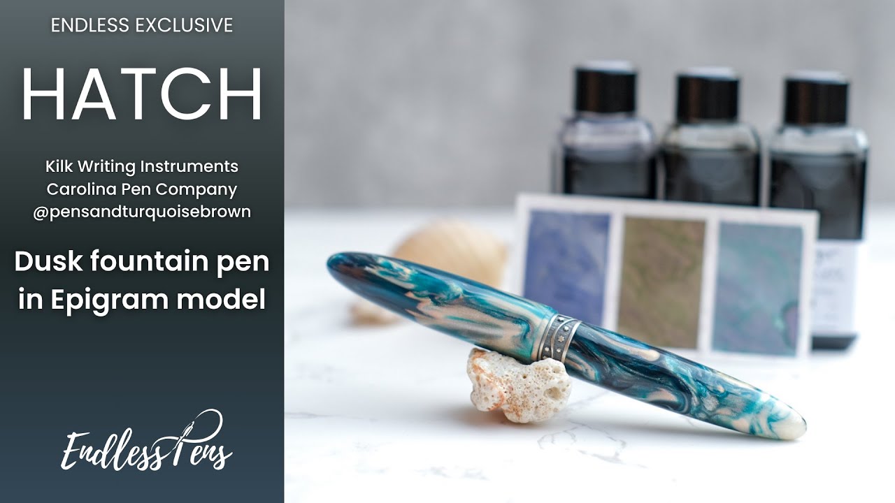 Kilk×HATCH Dusk (EF) 万年筆 Kilk × @pensandturquoisebrown Dusk Fountain Pen | EndlessPens