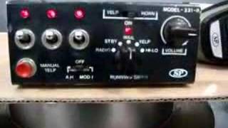 sp scientfic prototypes remote head Mark7 NYPD siren demo