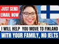 Move to finland in 2024 with my connection  you dont need ielts move with your family viral