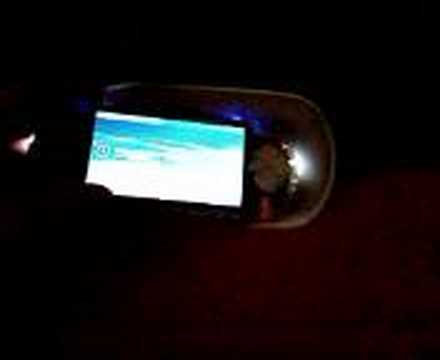 psp sound reactive led mod with clear case