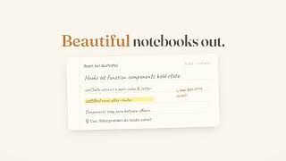 Boring docs in. Beautiful notebooks out. Meet Penwell 🚀
