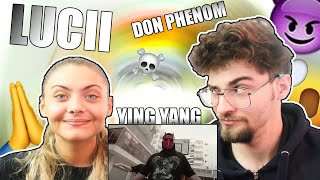 Me and my sister watch (NR) LUCII X DON PHENOM - YIN YANG [MUSIC VIDEO] (Reaction)