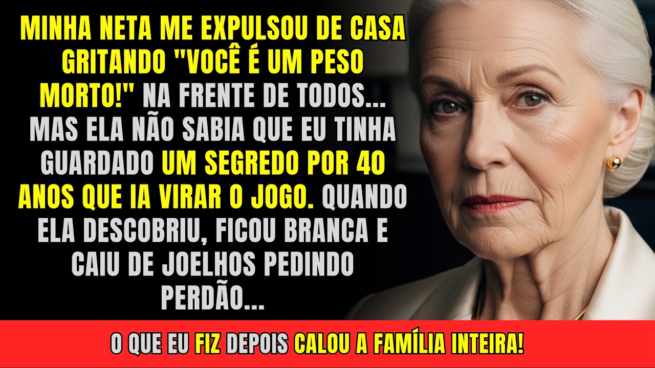 Minha Neta Me Expulsou De Casa Gritando “Peso Morto” — Mas Eu Guardei Um Segredo Que Mudou Tudo!