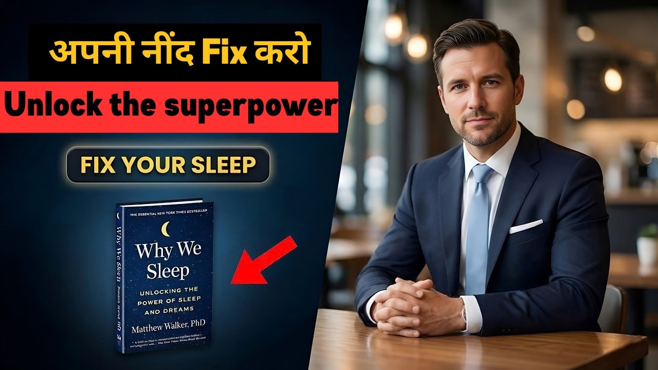 अपनी नींद Fix करो — इन 6 Steps से | Unlock the superpower of sleep by KISSA BOX HINDI (Must Watch)