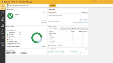 Symantec System Diagnostic Tool and Endpoint Protection Manager Interface Overview