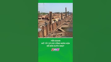 Tiền Giang: Mở tất cả các cống ngăn mặn để đón nước ngọt #nongnghiepmientay