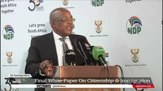 Home Affairs briefing on White Paper on Citizenship, Immigration and Refugee protection