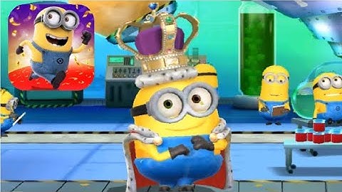 KING-BOB run with freeze ray. Minion rush Gameplay.