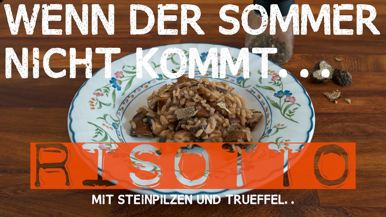 Super leckeres Risotto mit  getrocknete Steinpilzen | Risotto ai funghi porcini