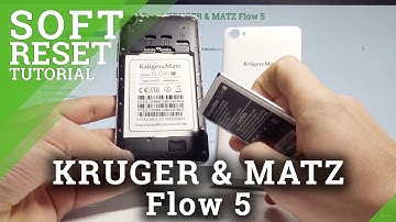 How to Remove Battery on KRUGER & MATZ Flow 5 - Force Restart / Soft Reset |HardReset.Info