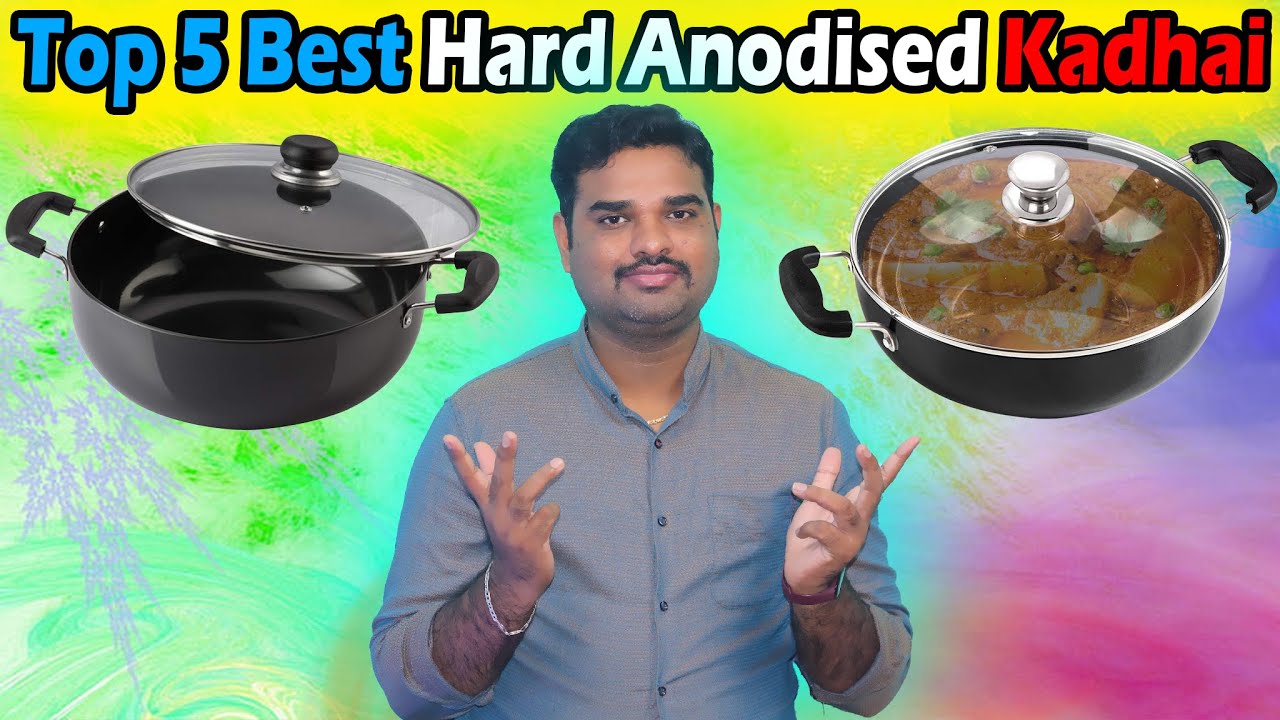 ✅ Top 5 Best Hard Anodised Kadhai In India 2024 With Price |Kadhai with Lid Review & Comparison