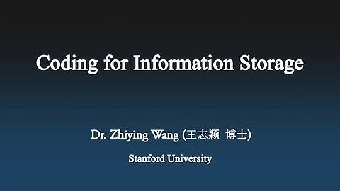 Coding for Information Storage