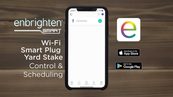 74517: Enbrighten Outdoor Wi-Fi Smart Plug Yard Stake - Setup & Pairing 